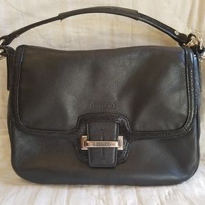 Authentic Coach Taylor leather flap crossbody